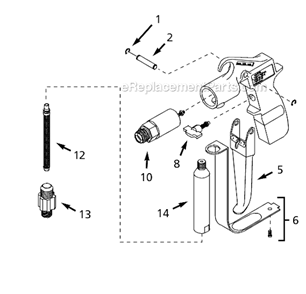Page A Diagram and Parts List for AL200315AJ  Campbell Hausfeld Paint Sprayer